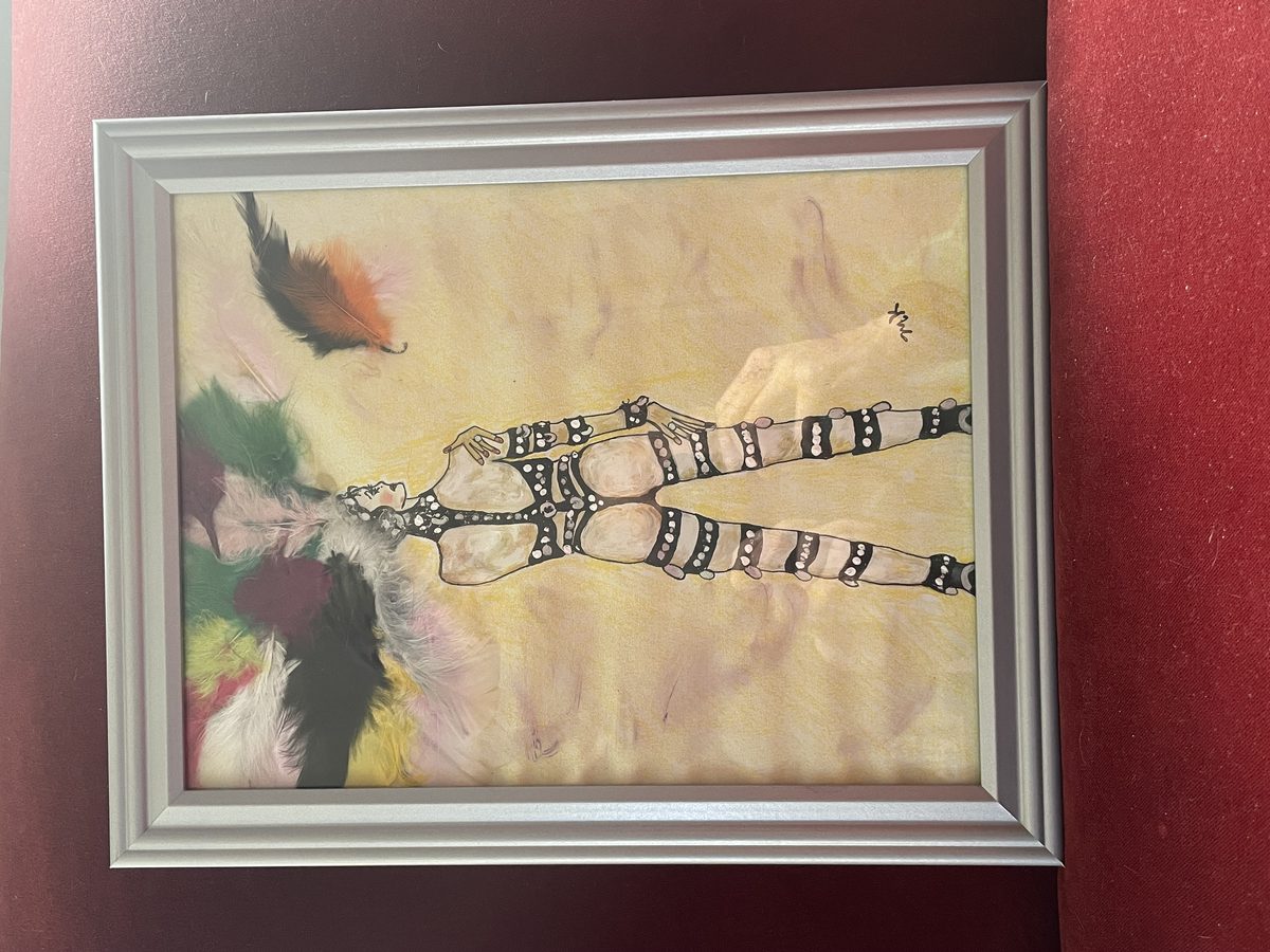 Evil - sold original acrylic painting by Mary Kilpatrick